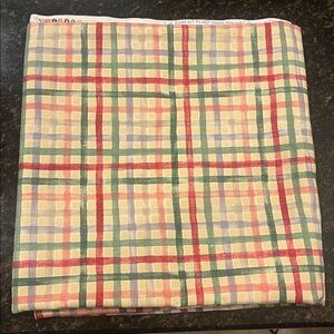 Waverly LH Parfait Lauren Hancock 56" x 3 yds Yellow Green Red Blue Plaid Fabric